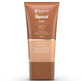 Protetor Solar Facial Episol Color  Pele Morena - FPS 70 - 40 g