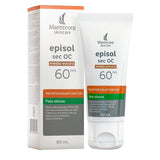 Protetor Solar Facial Episol Sec OC  Médio Escuro - FPS 60 - 60 mL