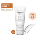 Protetor Solar Facial Episol Sec OC  Sem Cor - FPS 60 - 60 g