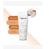 Protetor Solar Facial Episol Sec OC  Sem Cor - FPS 60 - 60 g