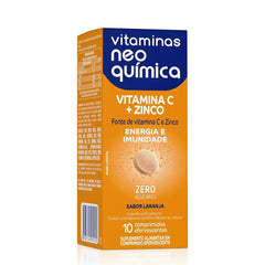 Vitamina C + Zinco (Hypera)  10 Unidades - Efervescente