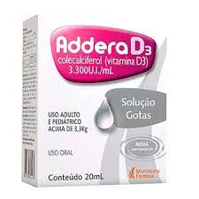 Vitamina D Addera D3  132UI - 10 mL - Solução