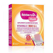 Vitamina D Addera D3 Flash  Morango - 30 Unidades - Sachê