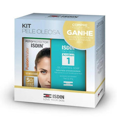 Kit ISDIN Protetor Solar Fusion Water 50mL+ Espuma de Limpeza 80ml