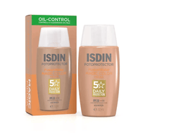 Protetor Solar Facial ISDIN Fusion Water Color Médio FPS 50 - 50 mL