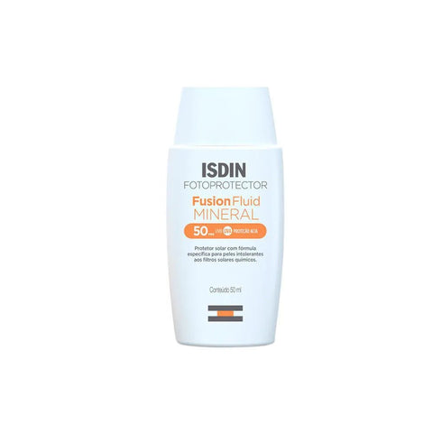 Protetor Solar ISDIN Fusion Fluid Mineral  FPS 50 - 50 mL