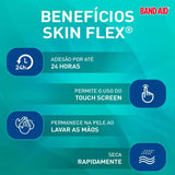 Curativo Band-Aid Skin Flex  Cor Bege - 25 Unidades