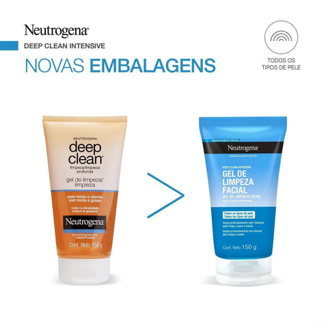 Gel de Limpeza Neutrogena Deep Clean Limpeza Profunda 150G