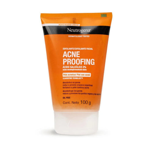 Gel Esfoliante Facial Neutrogena Acne Proofing 100G