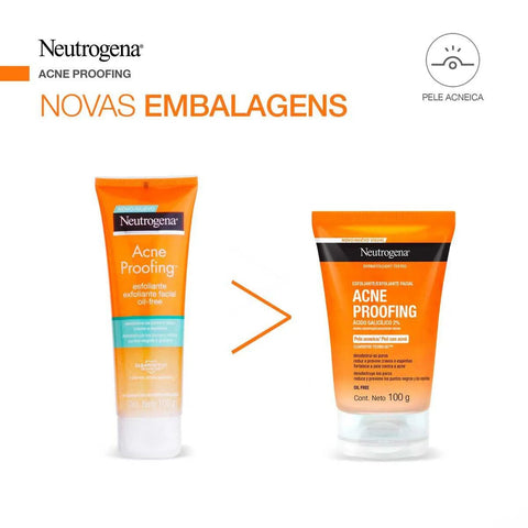 Gel Esfoliante Facial Neutrogena Acne Proofing 100G