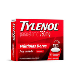 Tylenol  750mg - 10 Unidades - Comprimido