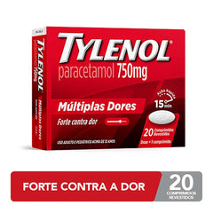 Tylenol  750mg - 20 Unidades - Comprimido (A1)