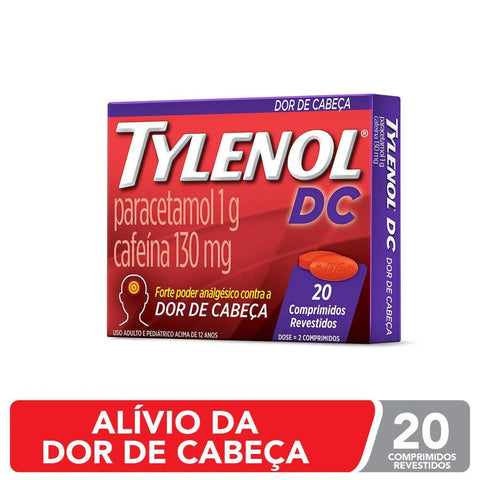 Tylenol DC  500mg + 65mg - 20 Unidades - Comprimido