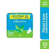 Absorvente Sempre Livre Adapt  Com Abas - Cobertura Suave - 32 Unidades