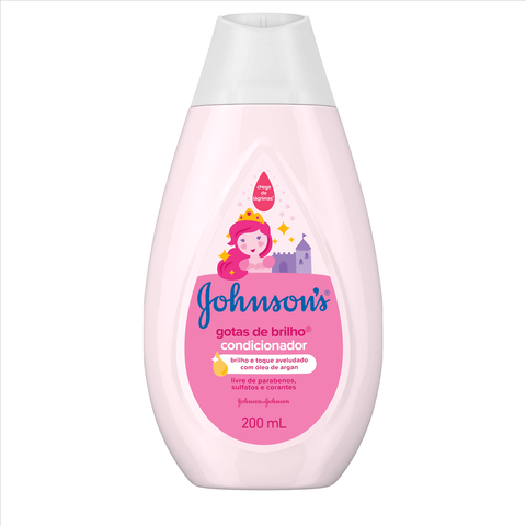 Condicionador Johnson's Baby  Gotas de Brilho - 200 mL
