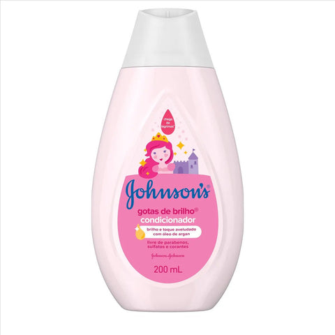 Condicionador Johnson's Baby  Gotas de Brilho - 200 mL