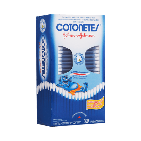 Cotonetes  Caixa - 300 Unidades