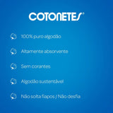 Cotonetes  Caixa - 300 Unidades