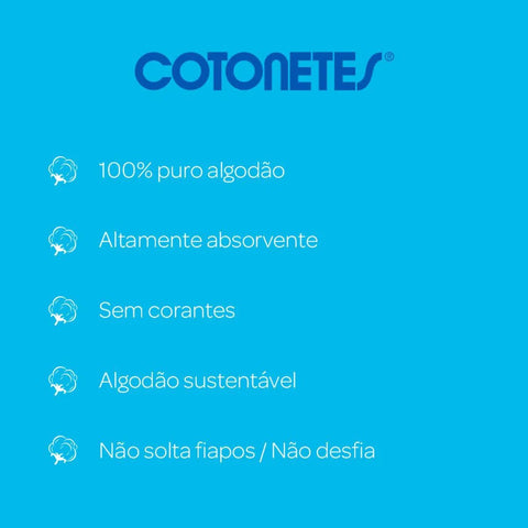 Cotonetes  Pote - 150 Unidades