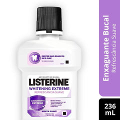 Enxaguante Bucal Listerine Whitening Extreme  Tradicional - Linha Cool Mint - 236 mL