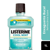 Enxaguante Bucal Listerine  Zero Álcool - Linha Cool Mint - 1 L
