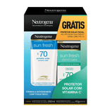 Kit Protetor Solar Neutrogena Sun Fresh Corporal + Facial  FPS 70 - 200 mL + 40 g