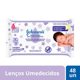 Lenço Umedecido Johnson's Baby  Hora do Sono  48 Unidades