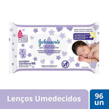 Lenço Umedecido Johnson's Baby  Hora do Sono  96 Unidades