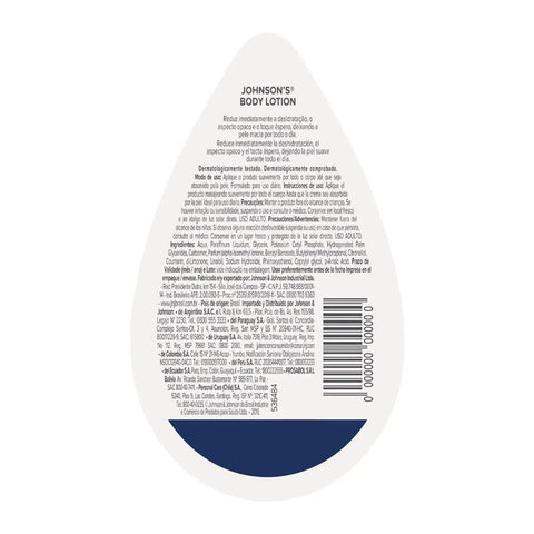 Loção Hidratante Corporal Johnson's  Daily Care - Aroma Lavanda e Camomila - 200 mL