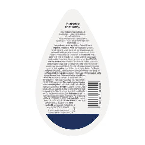 Loção Hidratante Corporal Johnson's  Daily Care - Aroma Rosa e Sândalo - 200 mL