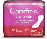 Protetor Diário Carefree Original Com Perfume, 15 Unidades