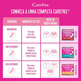 Protetor Diário Carefree Sem Perfume 15 Unidades