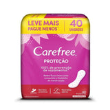 Protetor Diário Carefree Sem Perfume 40 Unidades