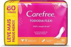Protetor Diário Carefree Tododia Flexi Com 80 Unidades (Leve 80, Pague 60)