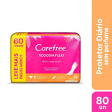 Protetor Diário Carefree Tododia Flexi Com 80 Unidades (Leve 80, Pague 60)