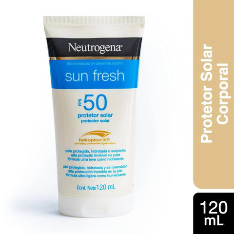 Protetor Solar Corporal Neutrogena Sun Fresh  FPS 50 - 120 mL