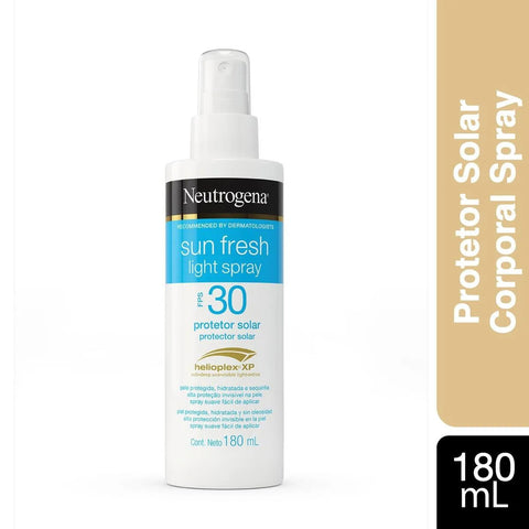 Protetor Solar Corporal Neutrogena Sun Fresh Light  FPS 30 - 180 mL