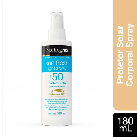 Protetor Solar Corporal Neutrogena Sun Fresh Light  FPS 50 - 180 mL