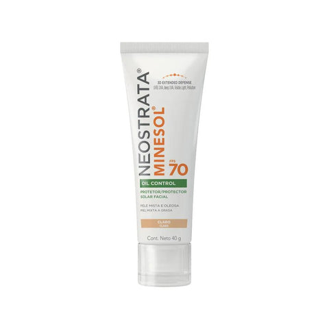 Protetor Solar Facial Neostrata Minesol Oil Control  Pele Clara - FPS 70 - 40 g
