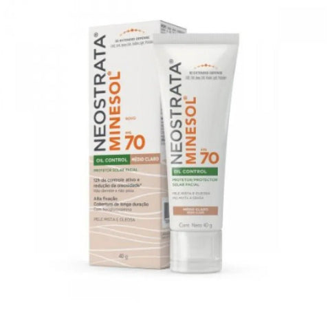 Protetor Solar Facial Neostrata Minesol Oil Control  Pele Morena - FPS 70 - 40 g (A1)