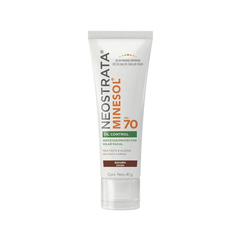 Protetor Solar Facial Neostrata Minesol Oil Control  Pele Negra - FPS 70 - 40 g