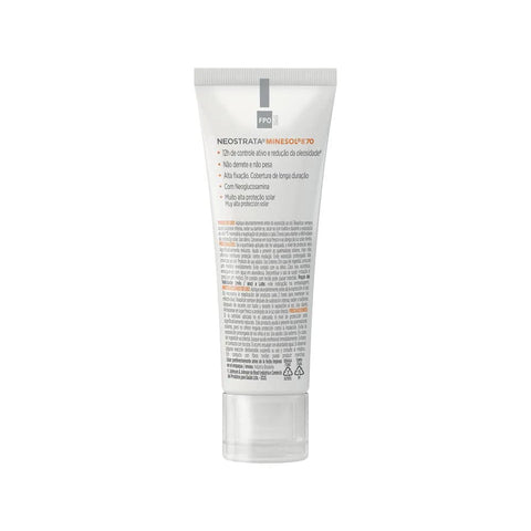 Protetor Solar Facial Neostrata Minesol Oil Control  Pele Negra - FPS 70 - 40 g