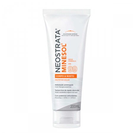Protetor Solar Neostrata Minesol Corpo & Rosto  FPS 99 - 200 mL