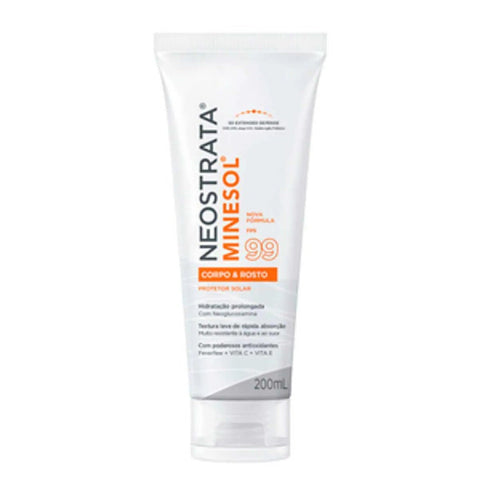 Protetor Solar Neostrata Minesol Corpo & Rosto  FPS 99 - 200 mL
