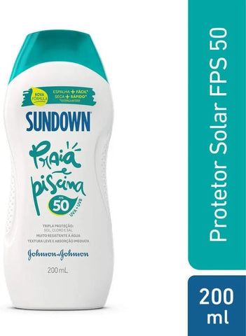 Protetor Solar Sundown Praia & Piscina  FPS 50 - 200 mL
