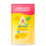 Refil Sabonete Líquido de Glicerina Camomila Johnson's Baby Cabeça Aos Pés 180ml