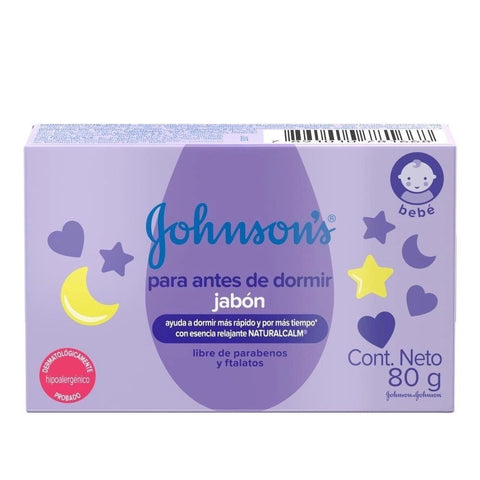 Sabonete em Barra Johnson's Baby  Hora do Sono - 80 g