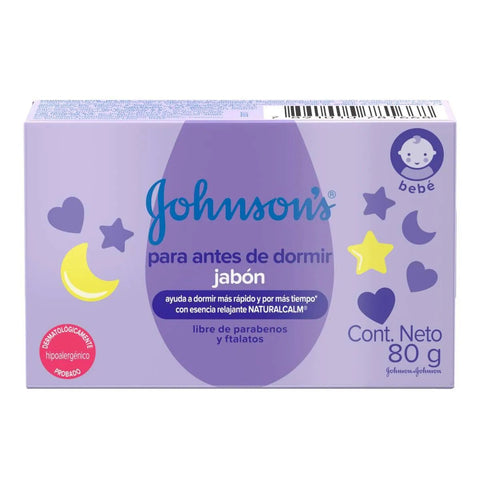 Sabonete em Barra Johnson's Baby  Hora do Sono - 80 g