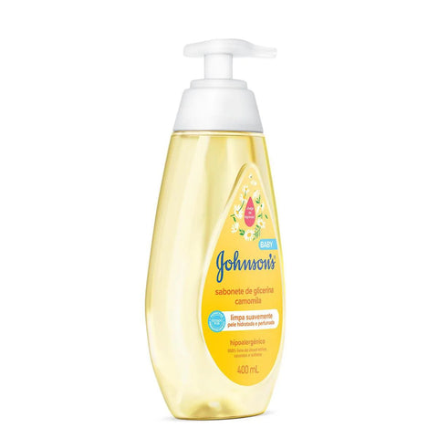 Sabonete Líquido de Glicerina Camomila Johnson's Baby Cabeça Aos Pés 400ml