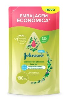 Sabonete Líquido J&J Baby Lava Refil 180ml